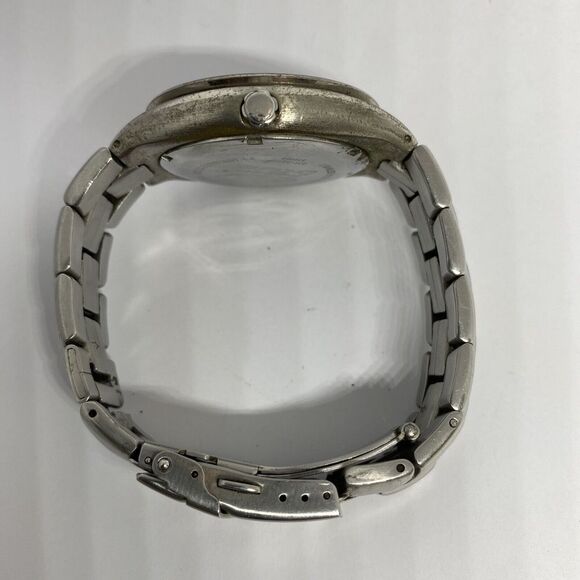 Fossil AM3288 Men's Silver Stainless Steel Analog Dial Quartz Wrist Watch FR122 - Picture 11 of 12